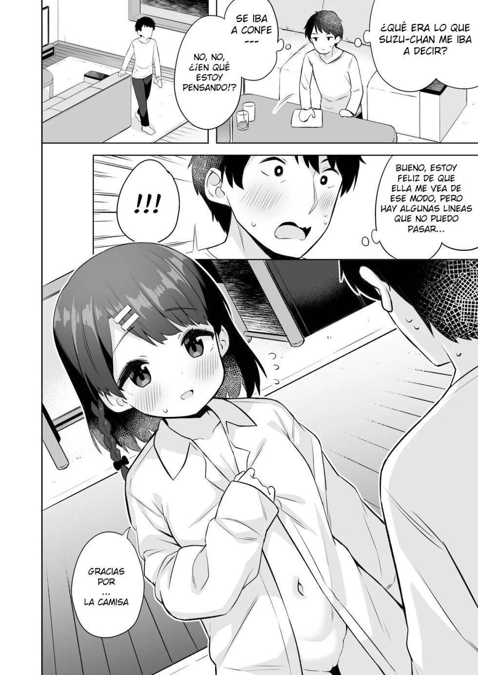 [Kaku Renbo (Gyuuhimochi)] Suzu-chan no Naisho no Kozukuri Daisakusen - NAMAHAME costume play [Spanish] [Alejo traducciones] - Page 10