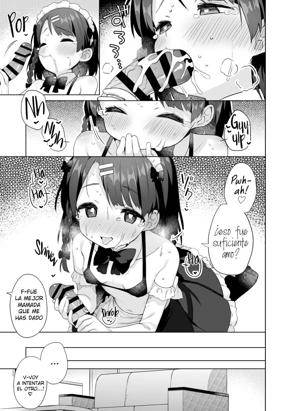 [Kaku Renbo (Gyuuhimochi)] Suzu-chan no Naisho no Kozukuri Daisakusen - NAMAHAME costume play [Spanish] [Alejo traducciones] - Page 31