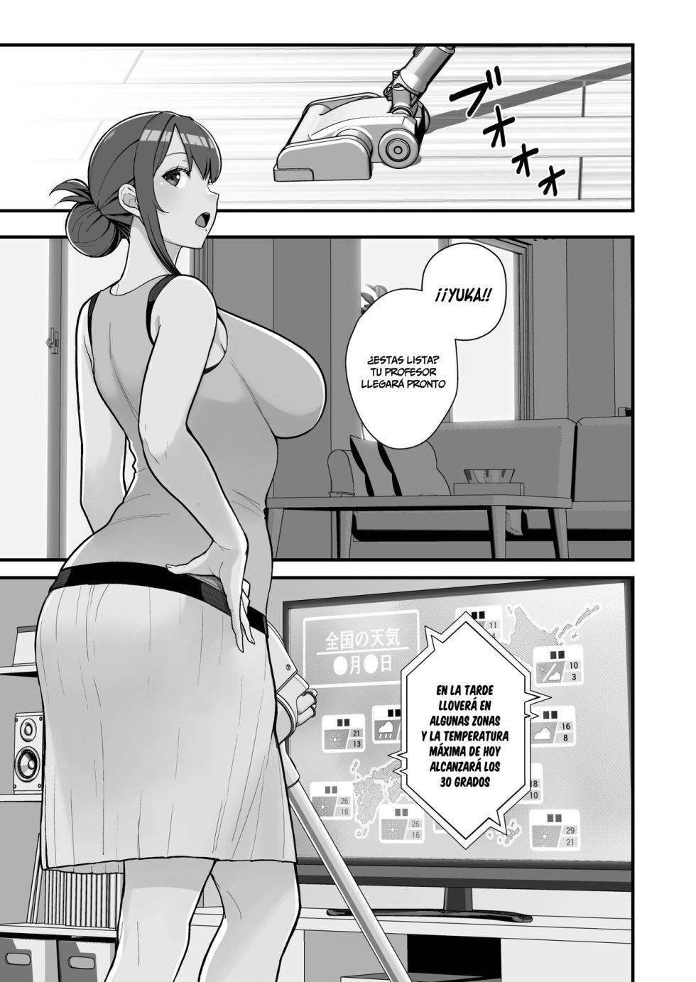 [Kayoudou (Matsuka)] Hitozuma no Jitaku ni Hakuchuu Houmon Suru Hon | Un Libro Sobre Visitar La Casa De Una Mujer Casada A Plena Luz Del Día [Spanish] [-A.W. SCAN-] - Page 3