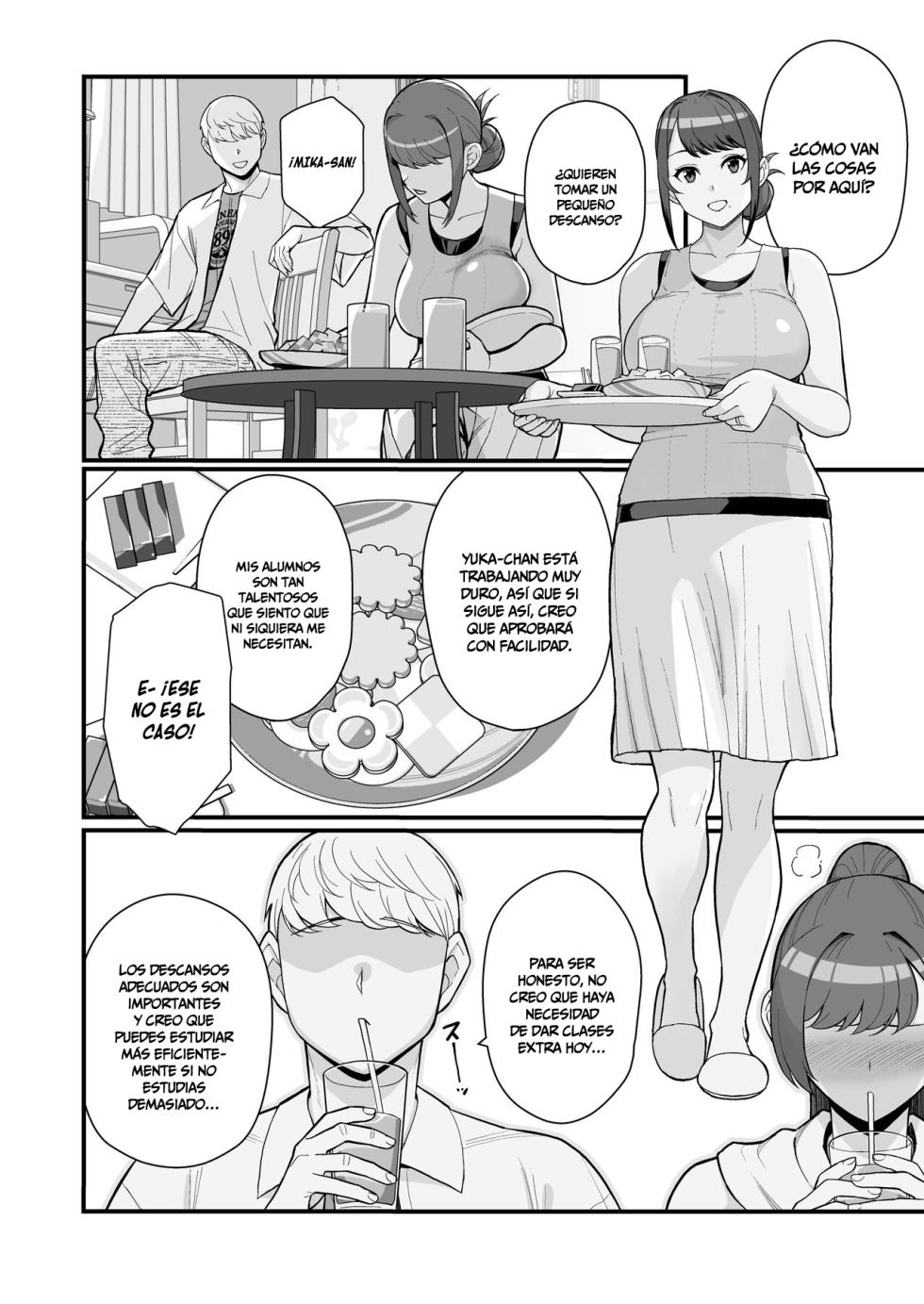 [Kayoudou (Matsuka)] Hitozuma no Jitaku ni Hakuchuu Houmon Suru Hon | Un Libro Sobre Visitar La Casa De Una Mujer Casada A Plena Luz Del Día [Spanish] [-A.W. SCAN-] - Page 14