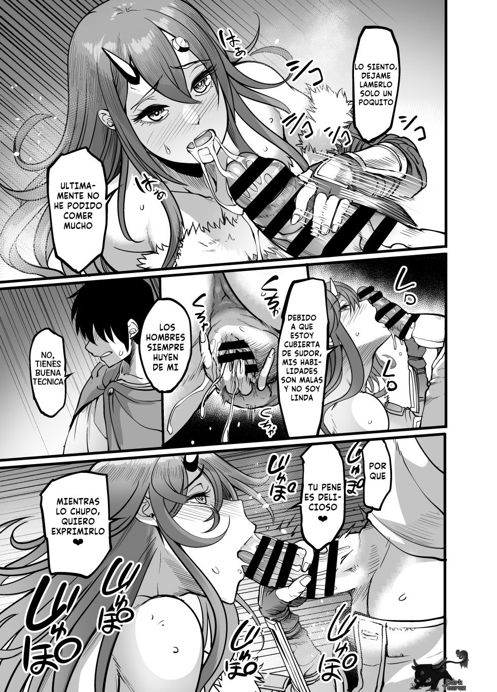 [Ikemen Teikoku (Remu)] Youkoso Succubus Machi e 3 ~ Kedamono kari no seiryoku-zai ~ | Bienvenidos al Distrito de las Sucubos 3 - La Excitante Cazadora de Bestias [DarkTauruz] [Digital] - Page 14