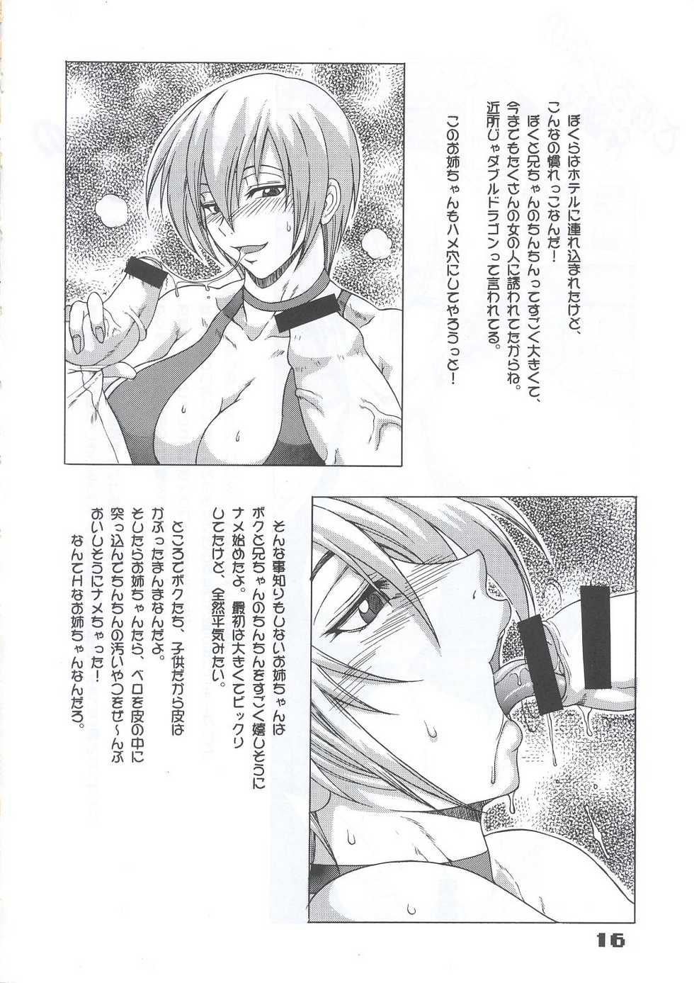 (C63) [SHD (Buchou Chinke, Hiromi)] HAIJO NINPOUCHO 10 (Rage of the Dragons) - Page 15