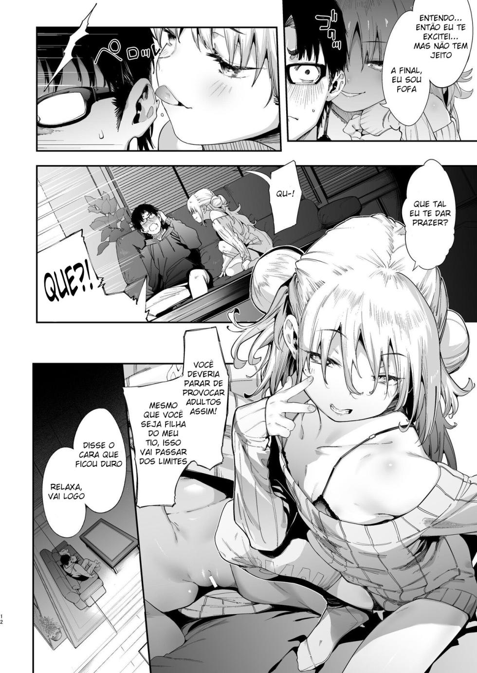 [Mochi-ya (Karoti)] Mesugaki Rina-chan VOL.1 [Portuguese-BR] [Digital] - Page 12