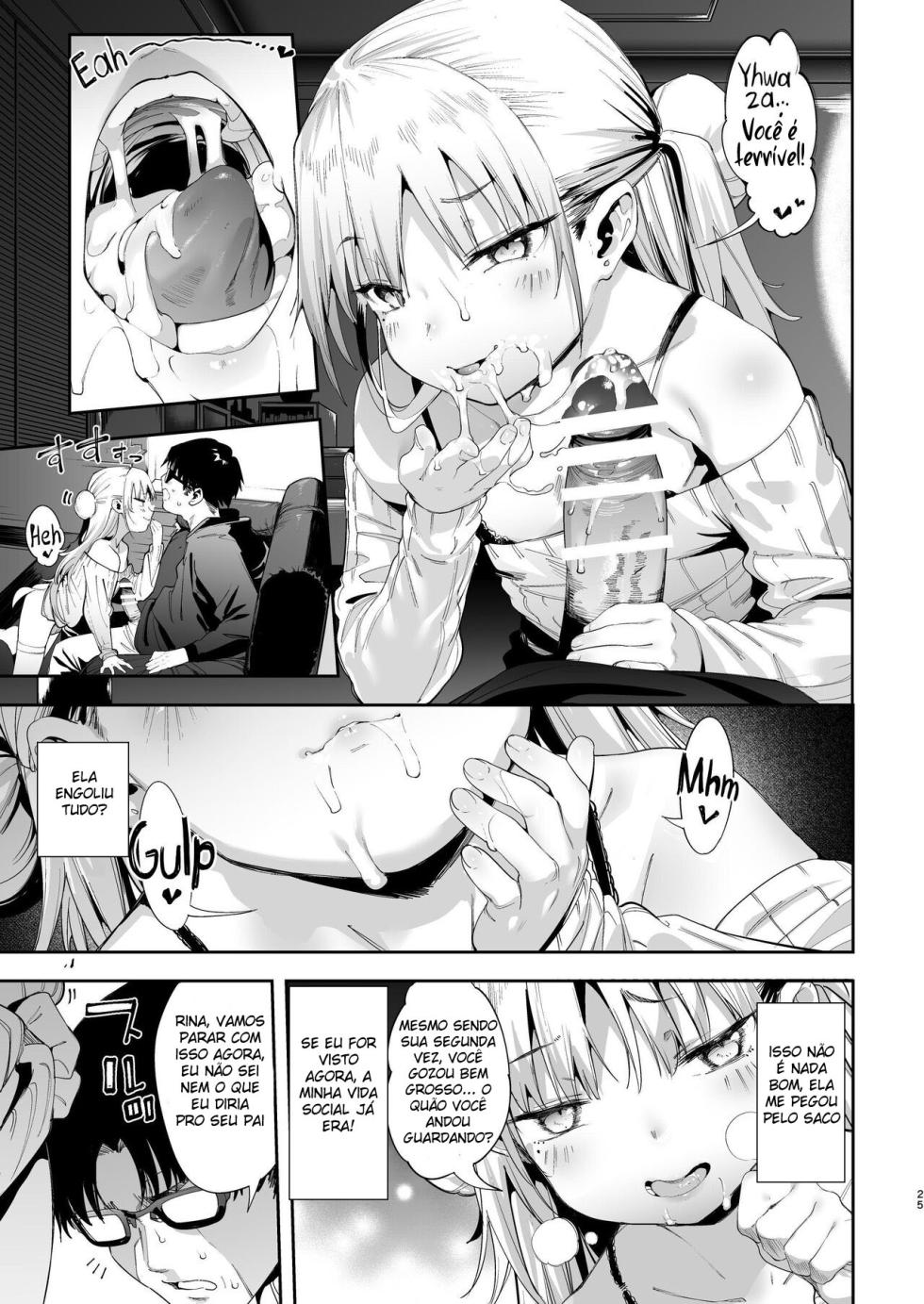 [Mochi-ya (Karoti)] Mesugaki Rina-chan VOL.1 [Portuguese-BR] [Digital] - Page 25