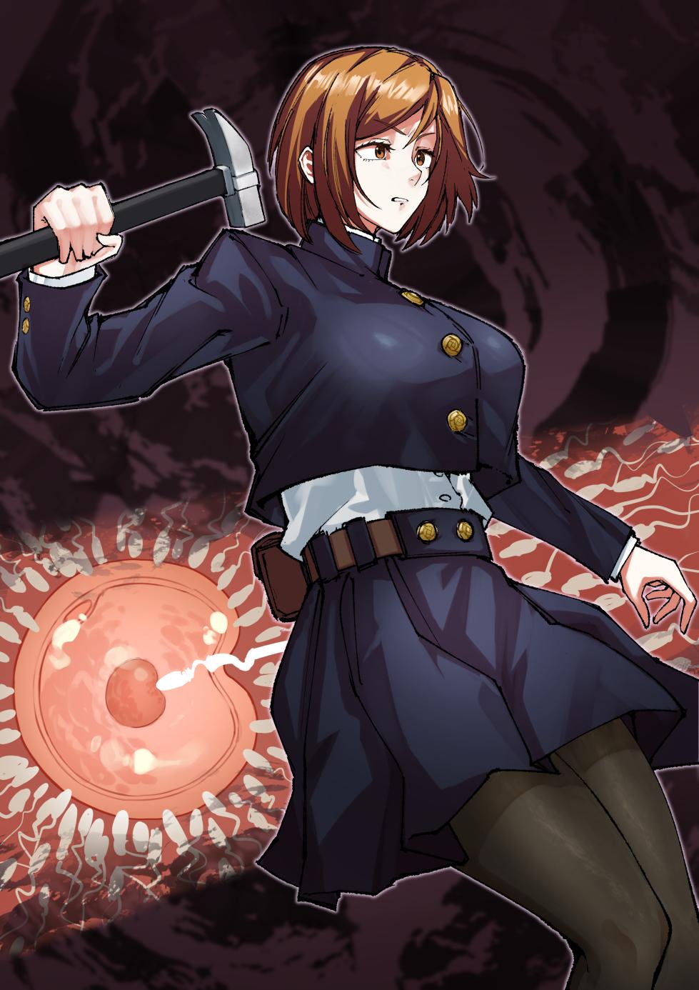 [こんがりBrain🔞] Nobara Kugisaki ボテ腹差分 - Page 7