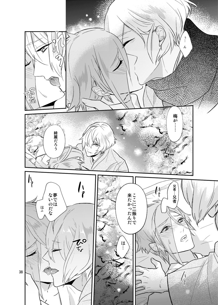 [Harukakarenouta (Hanata)] Sen no Haru Urara (Touken Ranbu) [Digital] - Page 36