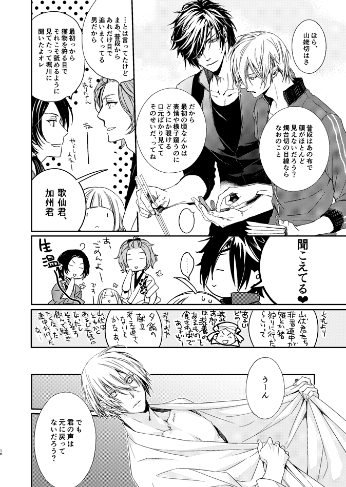 [Kitaniwa (Kitayama)] sugar gesture (Touken Ranbu) [Digital] - Page 18