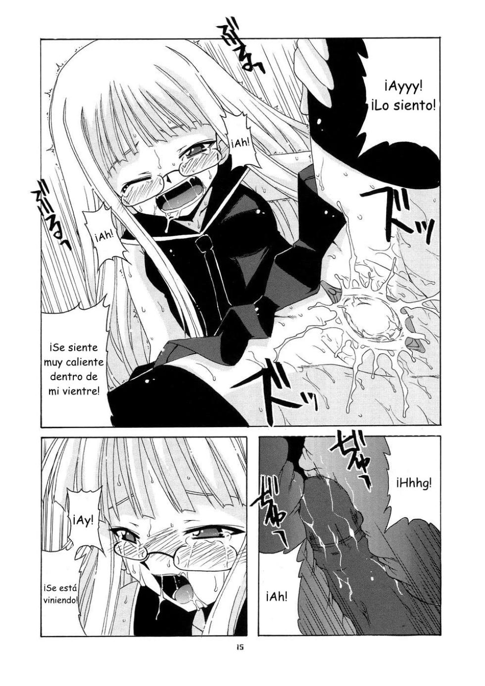 (CR36) [BIG BOSS (Hontai Bai)] Geki!! Evangeline Ikka (Mahou Sensei Negima!) [Spanish] [TRADU 34] [Decensored] - Page 14