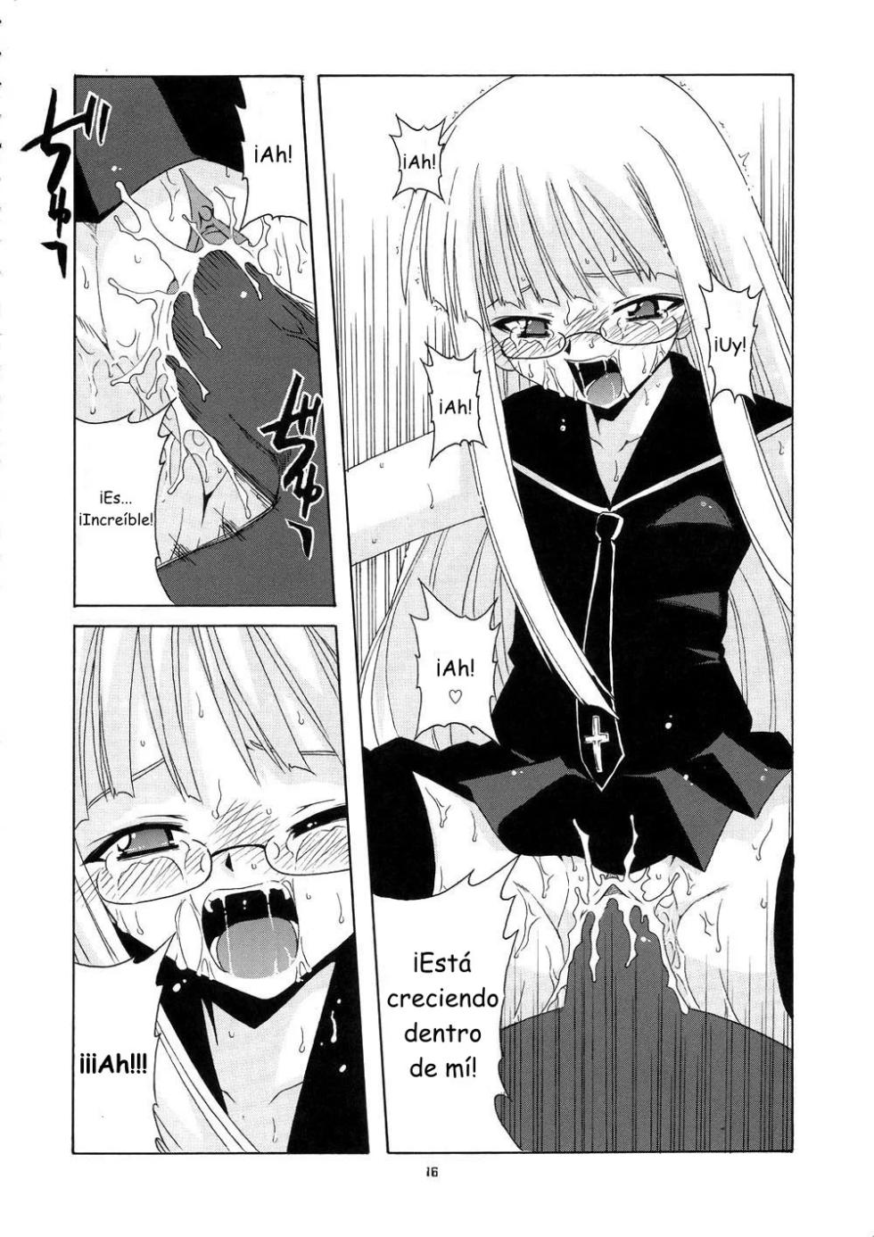(CR36) [BIG BOSS (Hontai Bai)] Geki!! Evangeline Ikka (Mahou Sensei Negima!) [Spanish] [TRADU 34] [Decensored] - Page 15