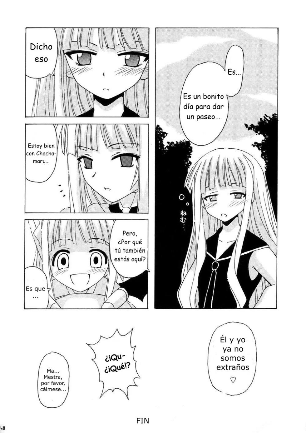 (CR36) [BIG BOSS (Hontai Bai)] Geki!! Evangeline Ikka (Mahou Sensei Negima!) [Spanish] [TRADU 34] [Decensored] - Page 39