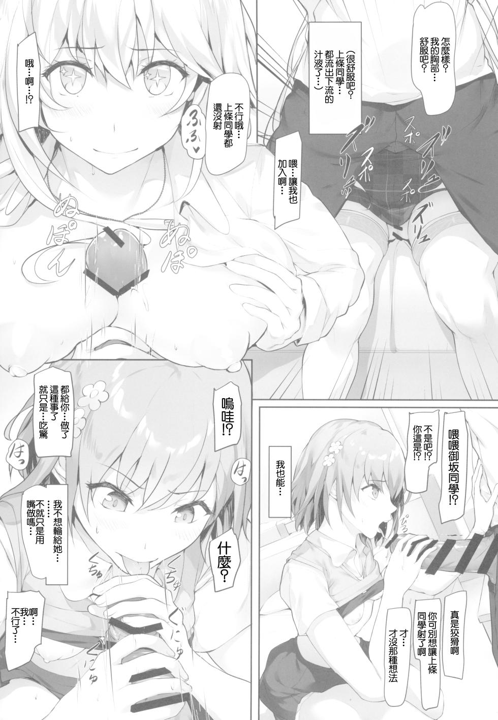 (COMIC1☆23) [Seven deadly sins (homu)] Toaru Shokuhou-san to Mikoto-san (Toaru Kagaku no Railgun) [Chinese] - Page 8