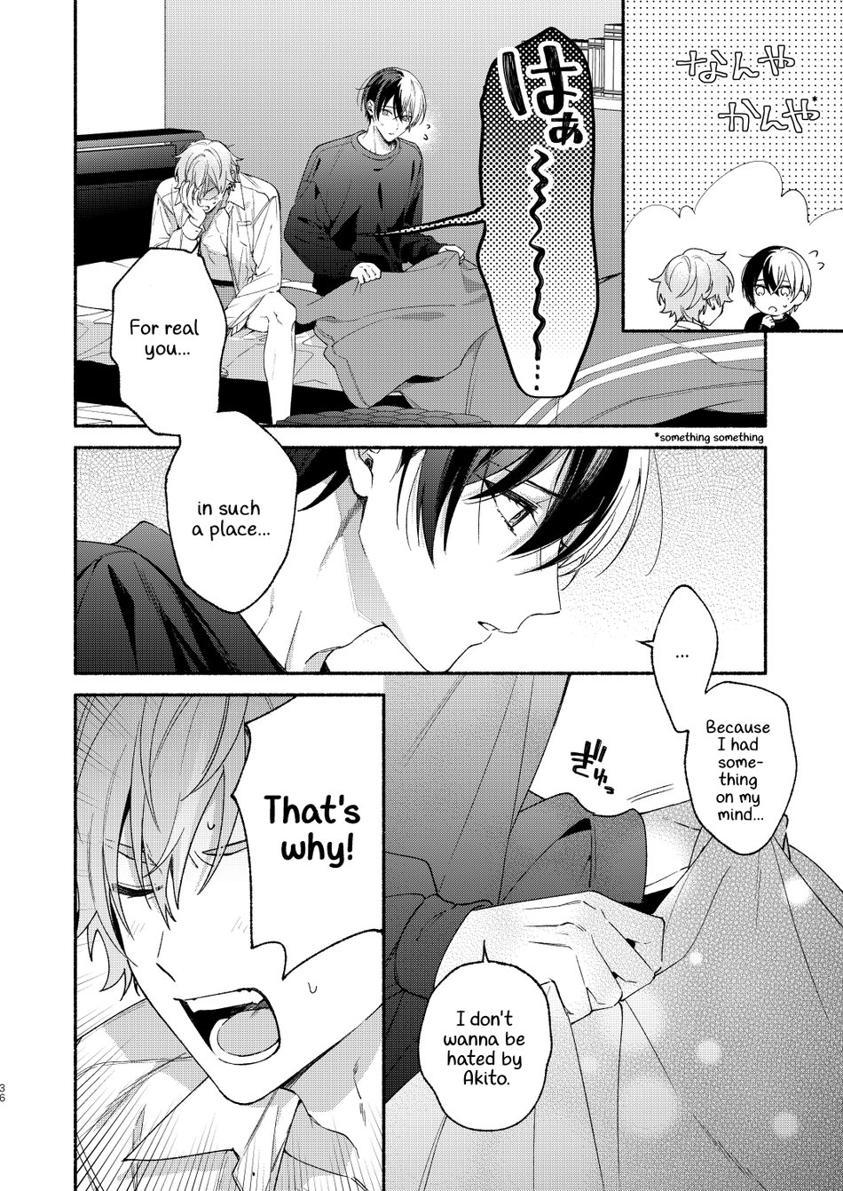 [Yasurakana Takashi (Ya)] Chotto Renshuu Sasete Kure - Let me practice a little (Project Sekai) [Digital] [English] [Gay Sex Translations] - Page 35