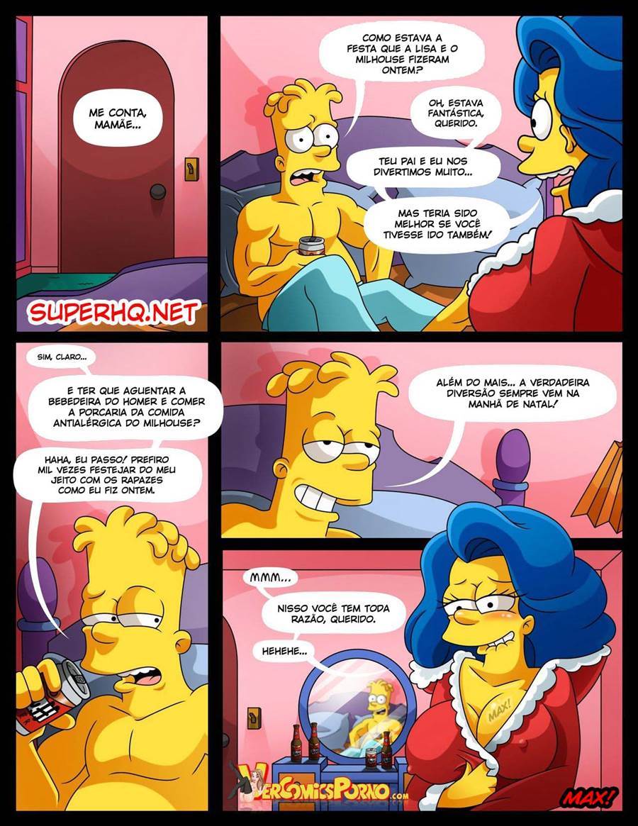 Natal branco e leitoso Bart e Marge Simpson croc milky_bunny - Page 3