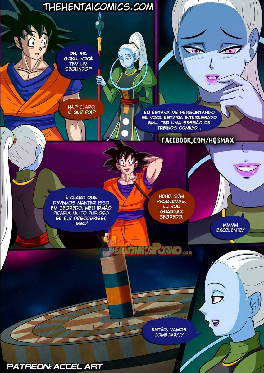 Goku e Vados No Treinamento Sexual - Page 3