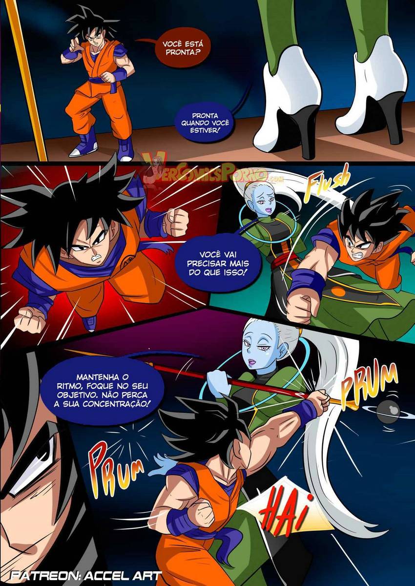 Goku e Vados No Treinamento Sexual - Page 4