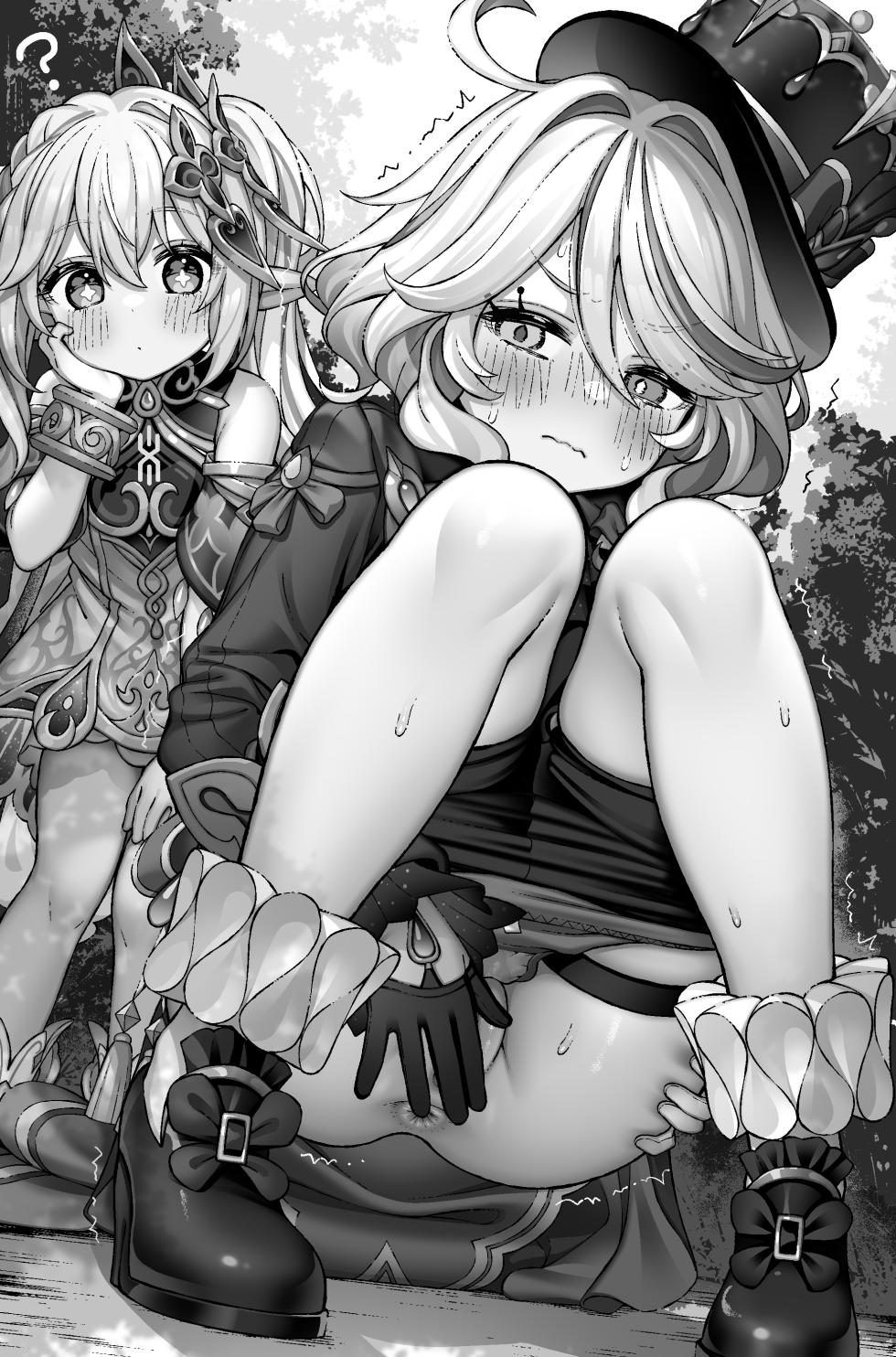 [FANBOX] 立つ屋(Tatsuya) ナヒーダ「フリーナ、あなた元神なのにおしっこするのね」 - Page 4