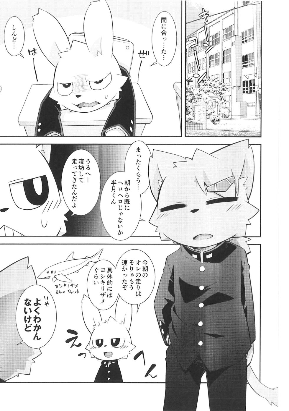 (Kemoket 9.5) [PELL-MELL WORKS (Various)] Pantsu daisuki Hantsuki-kun Tsuduri - Page 24