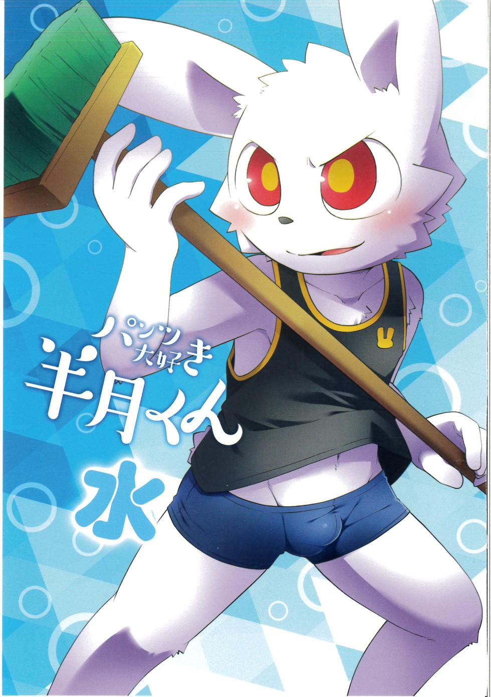 (Kemoket 13) [PELL-MELL WORKS (Kougami)] Pantsu daisuki Hantsuki-kun Mizu - Page 1