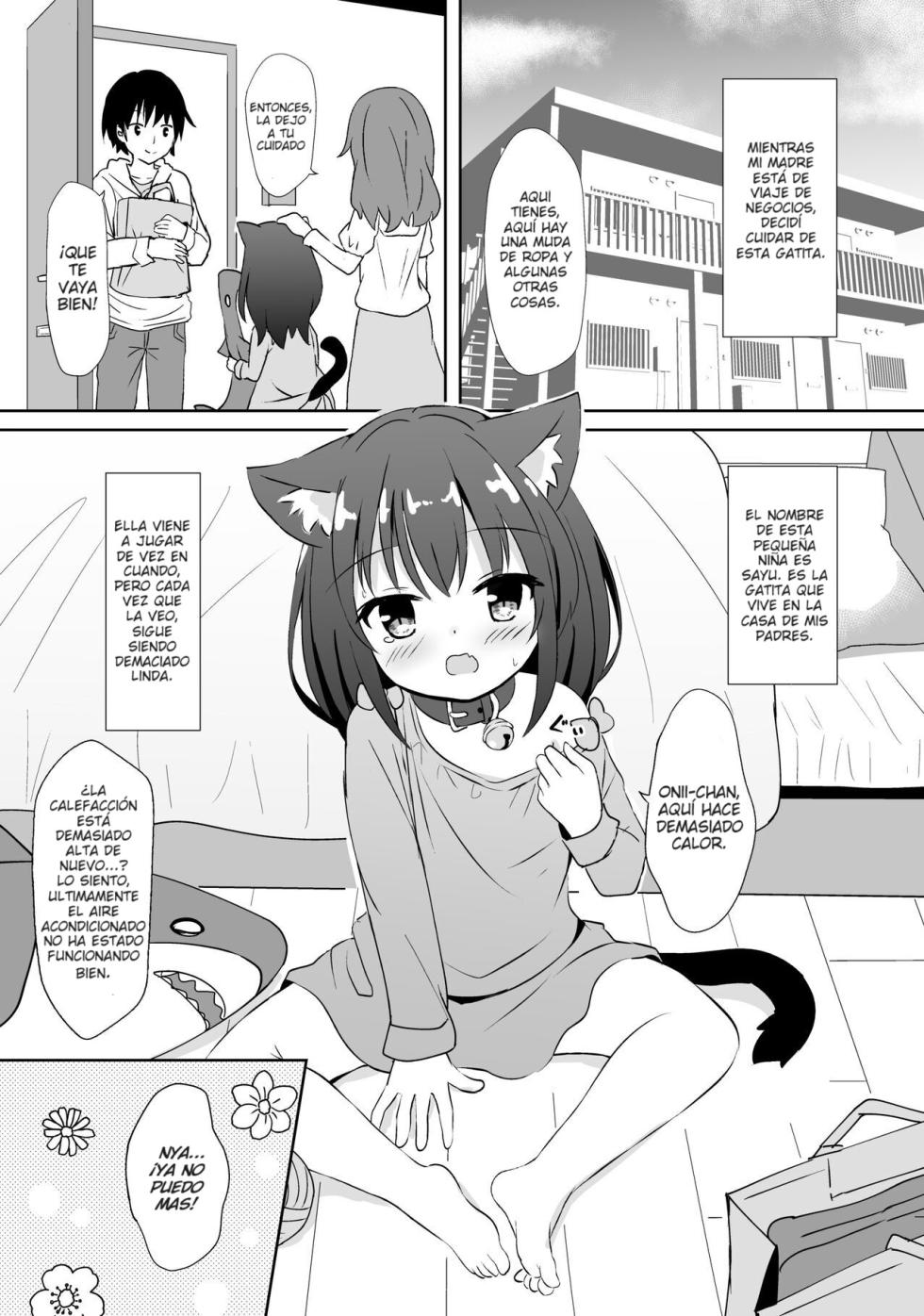 [Suzume Nest (Umi Suzume)] Imouto Mitai na Neko - NEKO is like a little sister [Spanish] [Iguana Fansub] [Digital] - Page 4