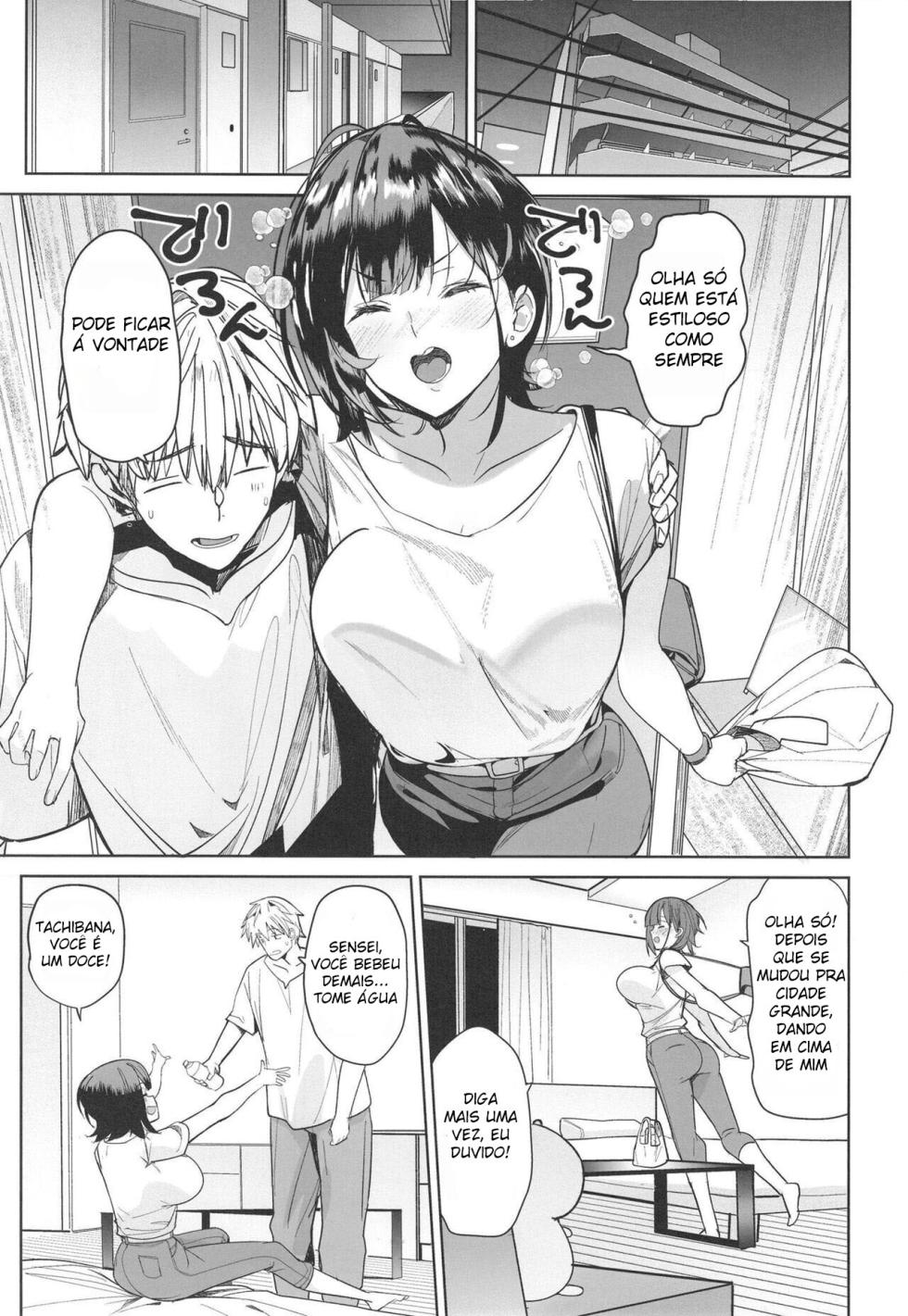 (C103) [AMAYADORI+ (Harenochiame)] Tsuyoki na Tannin Kyoushi Otoshite Mita [Portuguese-BR] - Page 6