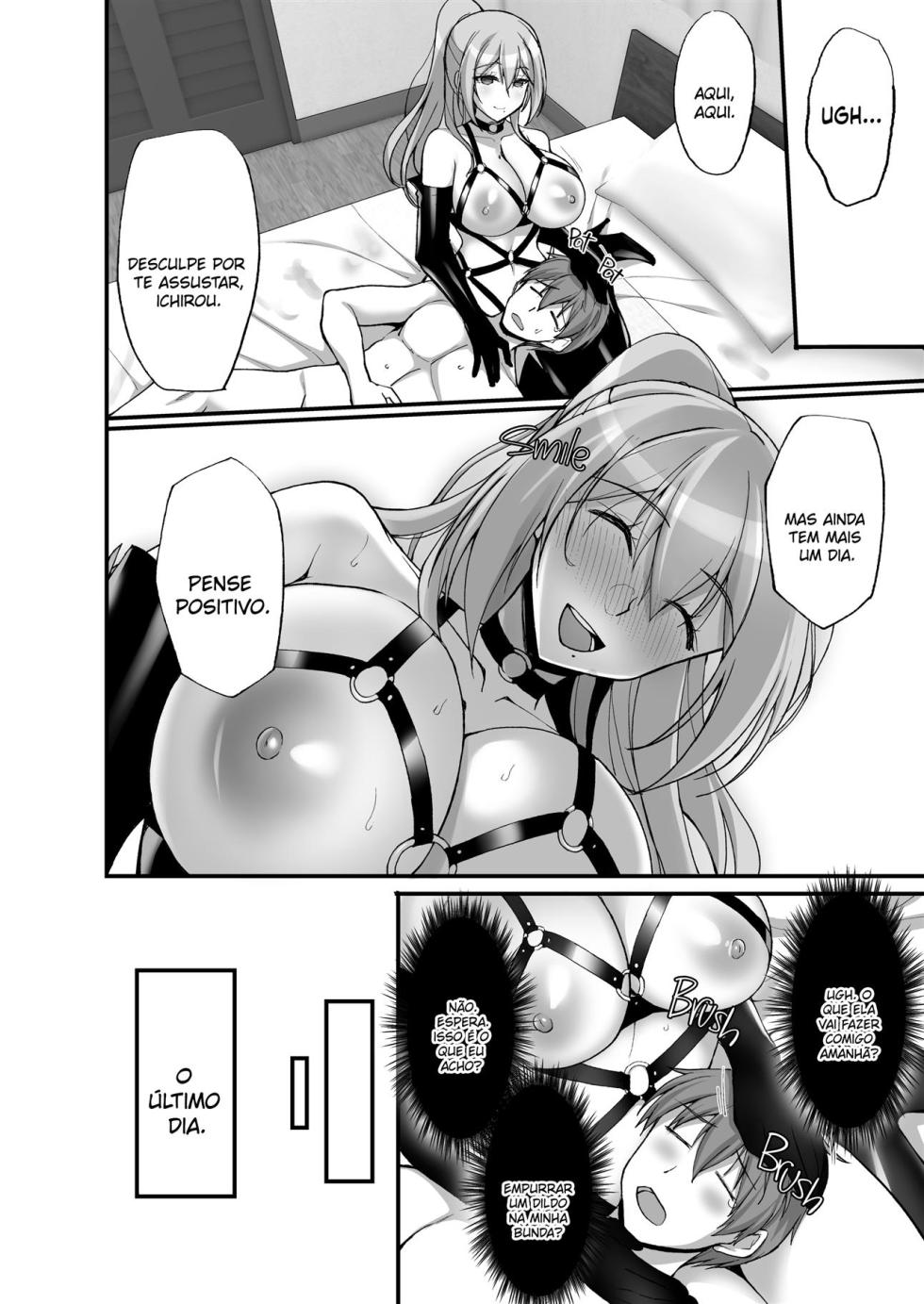 [Labomagi! (Takeda Aranobu)] Ecchi na Onee-san wa, Suki desu ka? 3 ~Tonari no Onee-san to Ikkagetsukan, Shasei Kanri to Sakusei Seikatsu Hen~ [Portuguese-BR] [Decensored] [Digital] - Page 37