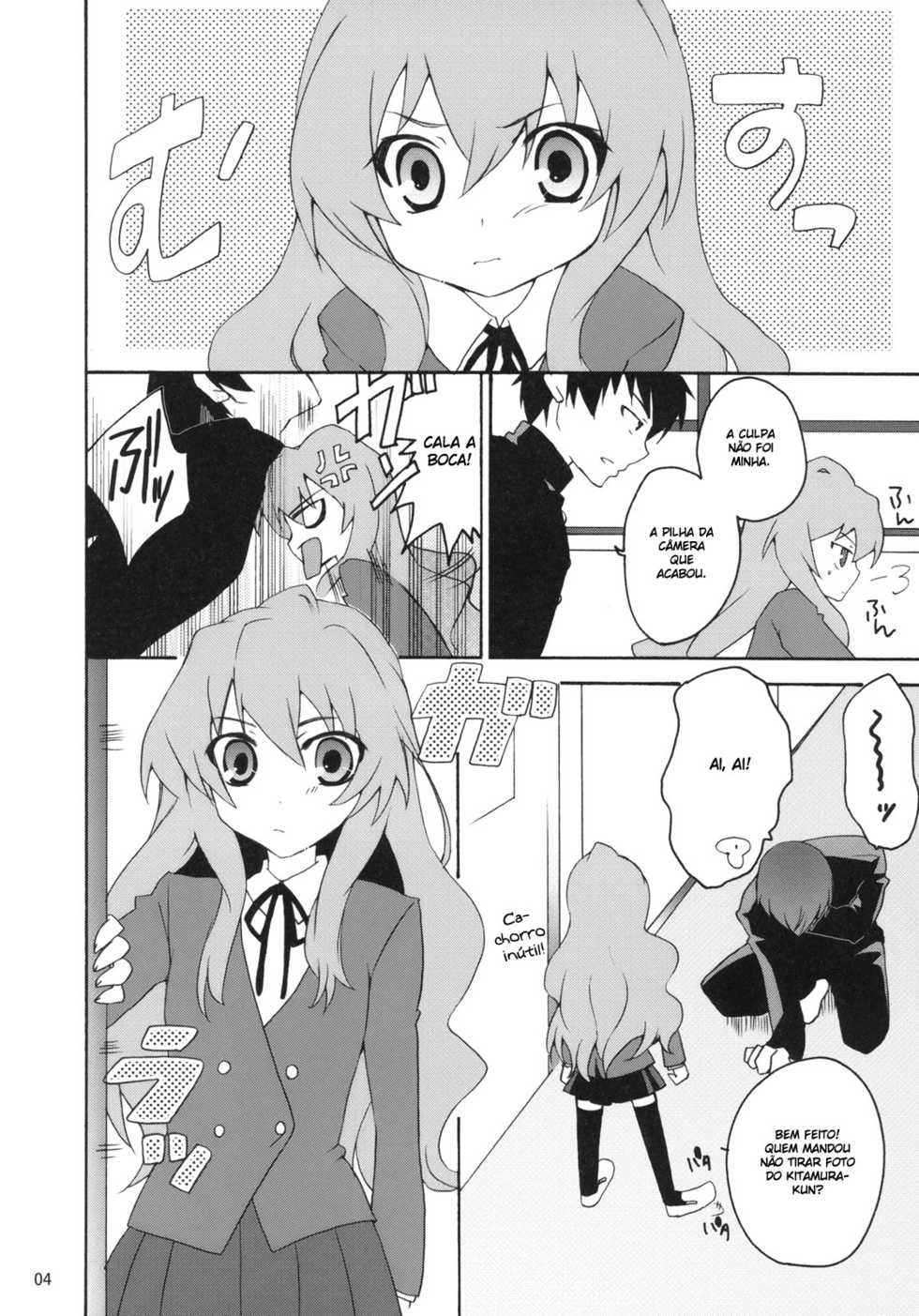 (C75) [Kagi Node (Tsubaki Hara)] Yarudora! Miru Drama Karayaru (Toradora!) [Portuguese-BR] [BartSSJ] - Page 6