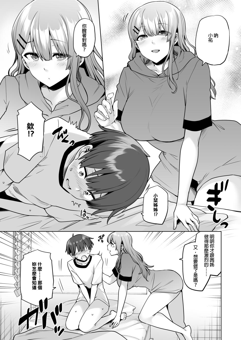 [綾枷家の猫 (綾枷ちよこ、綾枷りべり)] 僕にギャル姉の恋人ができました！？｜辣妹姊姊居然當上我的女朋友了！？ [中文] [無修正] - Page 28