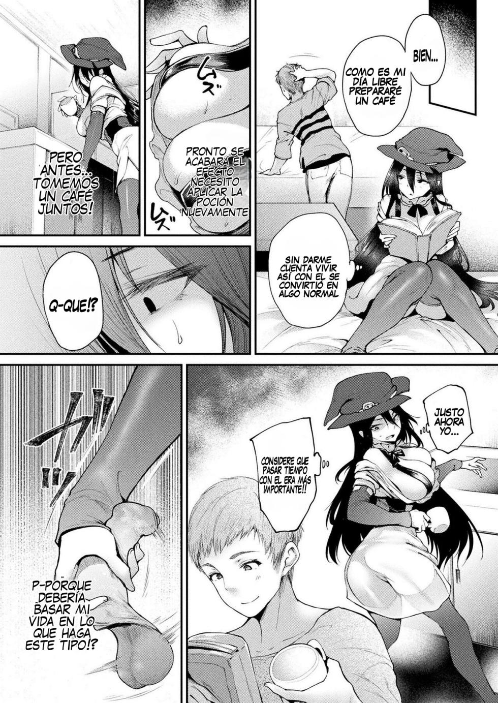 [Oohira Sunset] Kabeana Tsuki Juukyo e Youkoso 301-goushitsu Majo Celina no Baai | Bienvenido a la Residencia con Glory Hole ~El Caso de la Bruja Celina de la Habitación 301~ Cap. 1-2 [Spanish] [SalaInTheDrain] [Digital] - Page 28