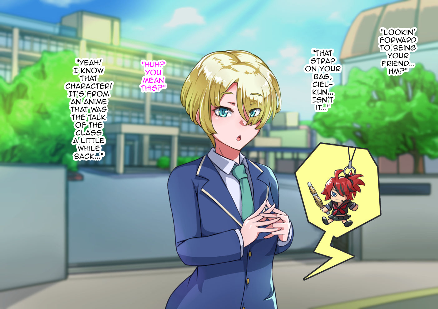 [Hagurumarokuro (Silver Radish)] Otokonoko to xx No. 5 Kinpatsu Seijun na Tenkousei Hen [English] [mysterymeat3] - Page 8