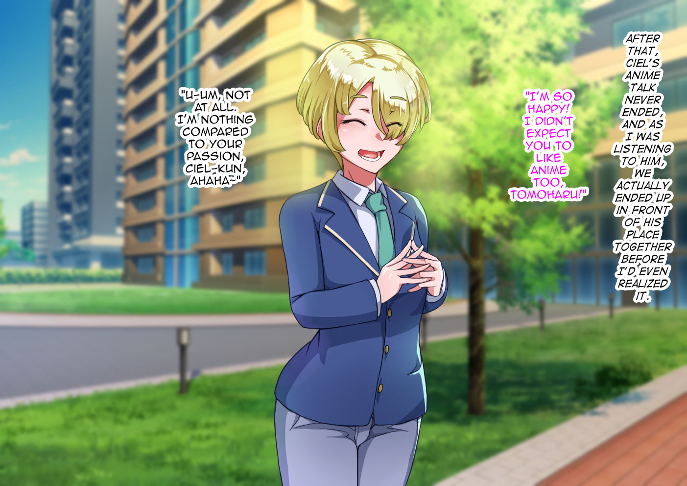 [Hagurumarokuro (Silver Radish)] Otokonoko to xx No. 5 Kinpatsu Seijun na Tenkousei Hen [English] [mysterymeat3] - Page 10