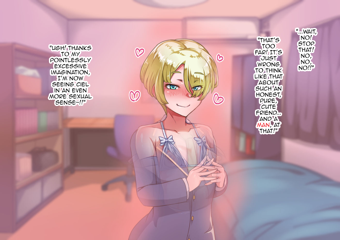 [Hagurumarokuro (Silver Radish)] Otokonoko to xx No. 5 Kinpatsu Seijun na Tenkousei Hen [English] [mysterymeat3] - Page 21