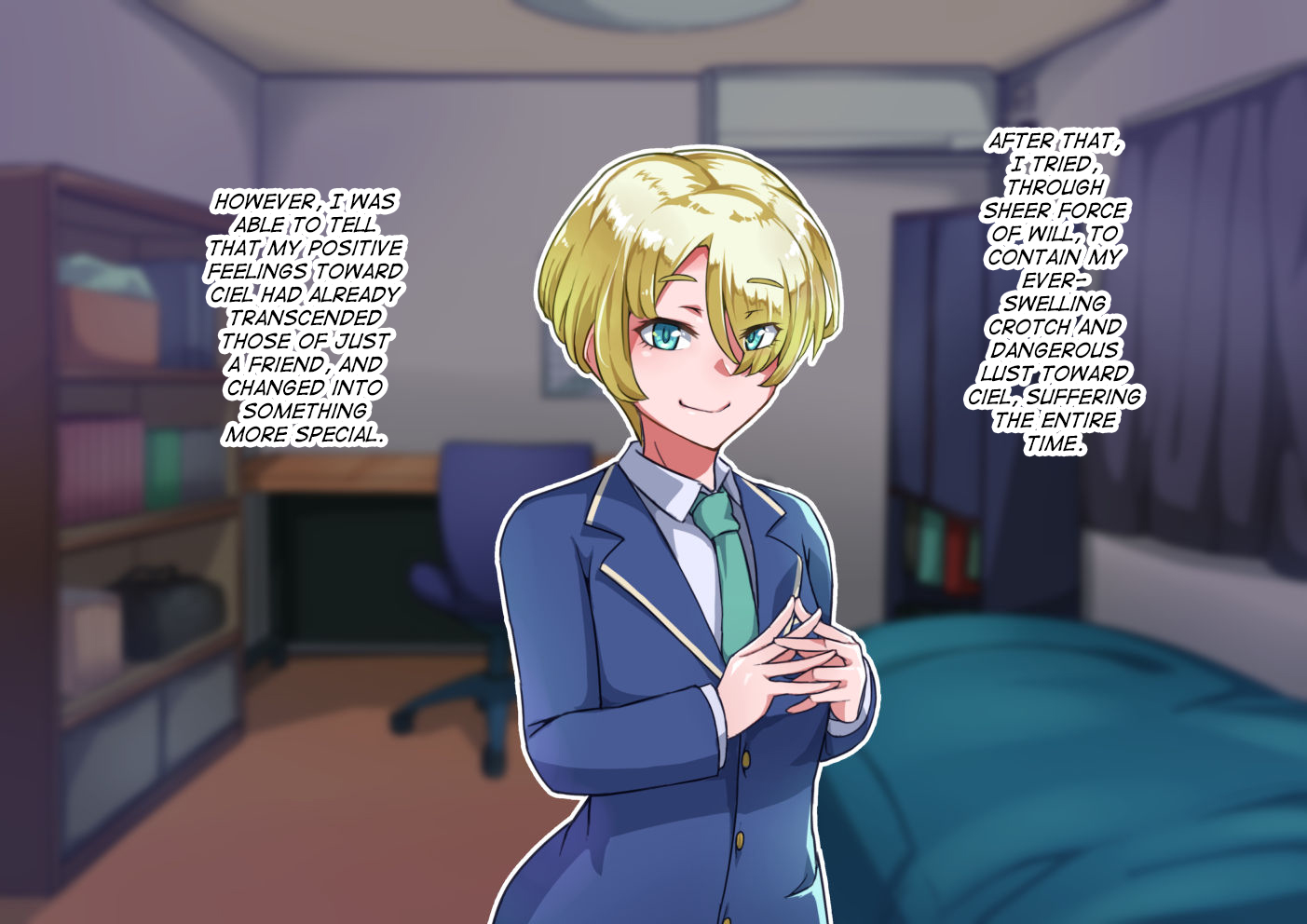 [Hagurumarokuro (Silver Radish)] Otokonoko to xx No. 5 Kinpatsu Seijun na Tenkousei Hen [English] [mysterymeat3] - Page 22