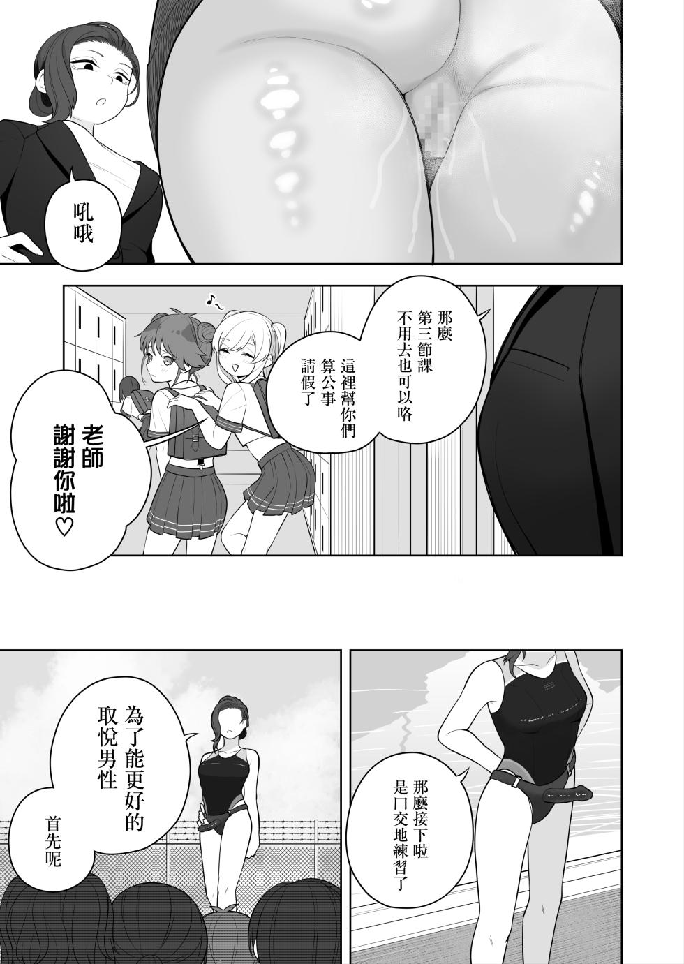 [Amuai Okashi Seisakusho (Ochita Ato Daisuki Samurai, Ahoge Kinoko)] Kyousei Gimukyouiku! TS Ecchi na Onnanoko Kunrenkou! 2 [Chinese] [瑞树汉化组] - Page 14