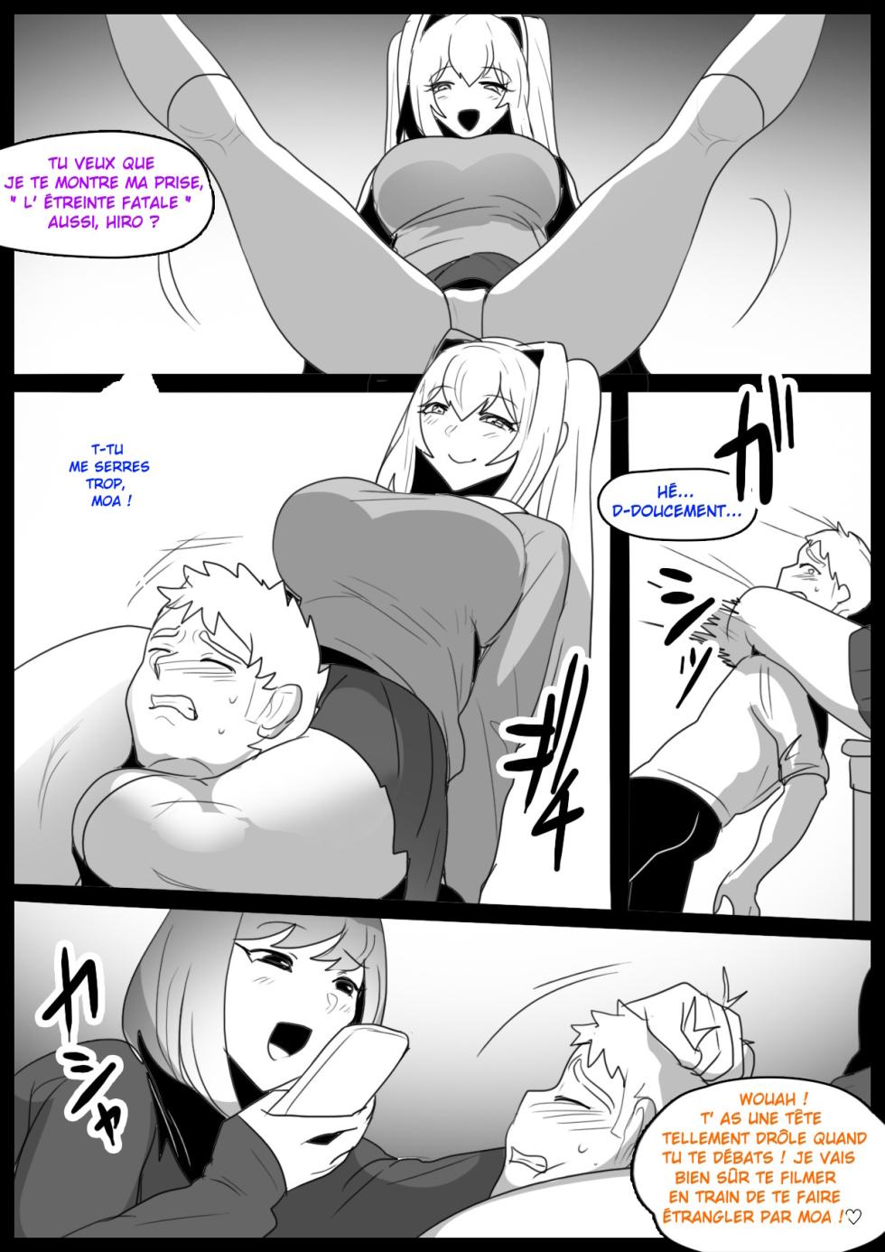 [The Nation of Head Scissors (kubi4, Toppogi)] Onaji Class no Onna Tomodachi ni Maso Bare shite, Sandbag Dorei ni Otosareta Hanashi. | Je suis devenu l'esclave, un vrai punching-ball par deux filles de ma classe qui ont découvert que j'étais maso [French] - Page 5