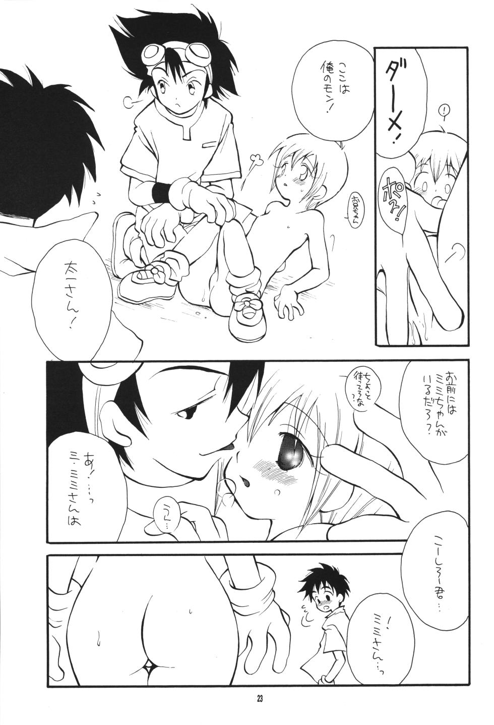 (C57) [Tenkaichi Baby's (BENNY'S, Inomoto Rikako)] Digimon 2 (Digimon) - Page 22