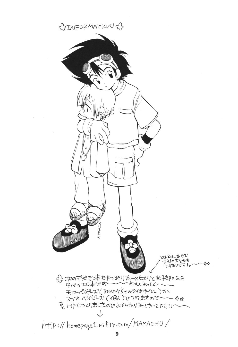 (C57) [Tenkaichi Baby's (BENNY'S, Inomoto Rikako)] Digimon 2 (Digimon) - Page 29
