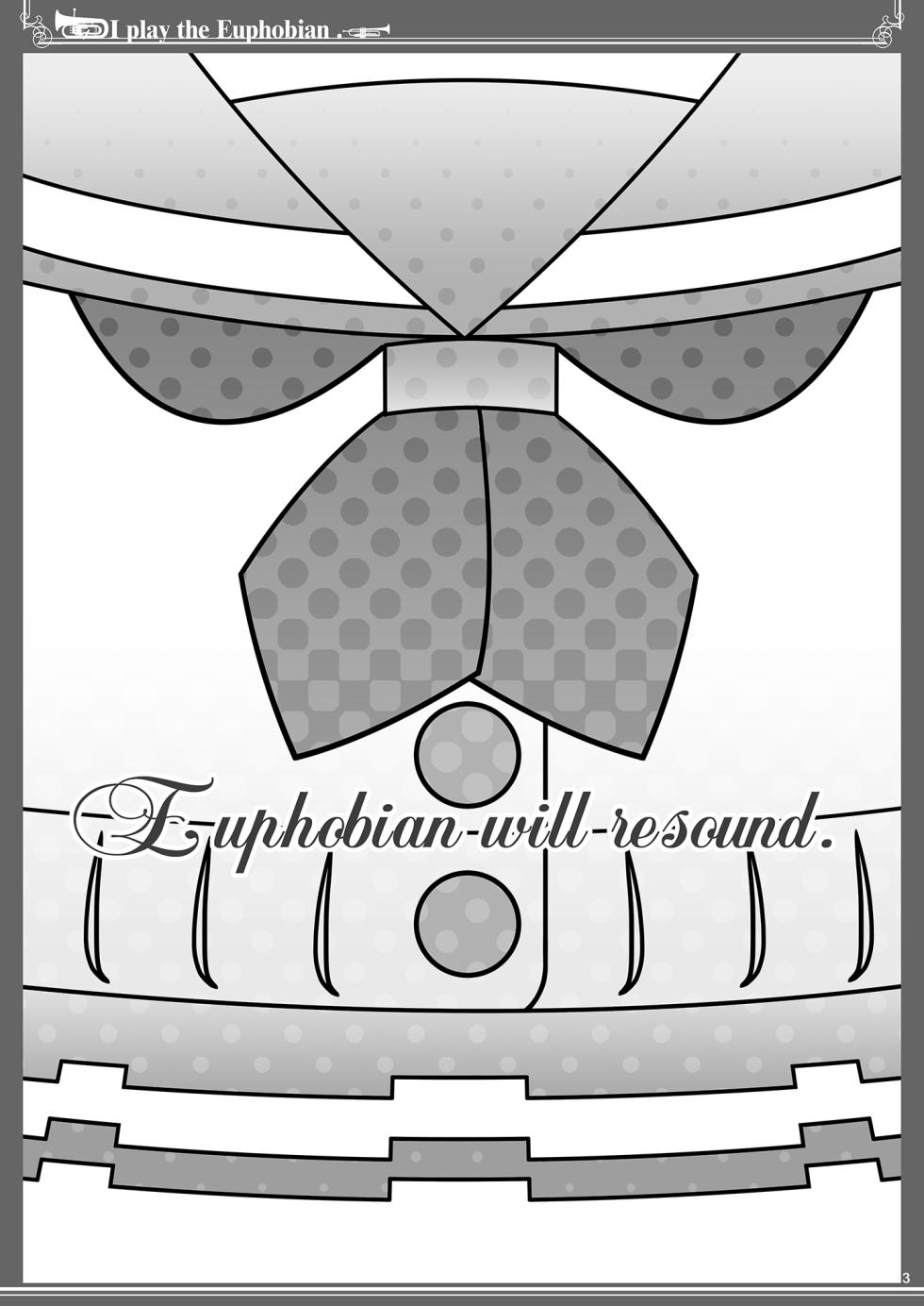 [Bijutsubu (Shiduki Michiru)] Euphobian no Hibiki Octet - Euphobian will resound. (Hibike! Euphonium) [Chinese] [透明声彩汉化组] [Digital] - Page 3