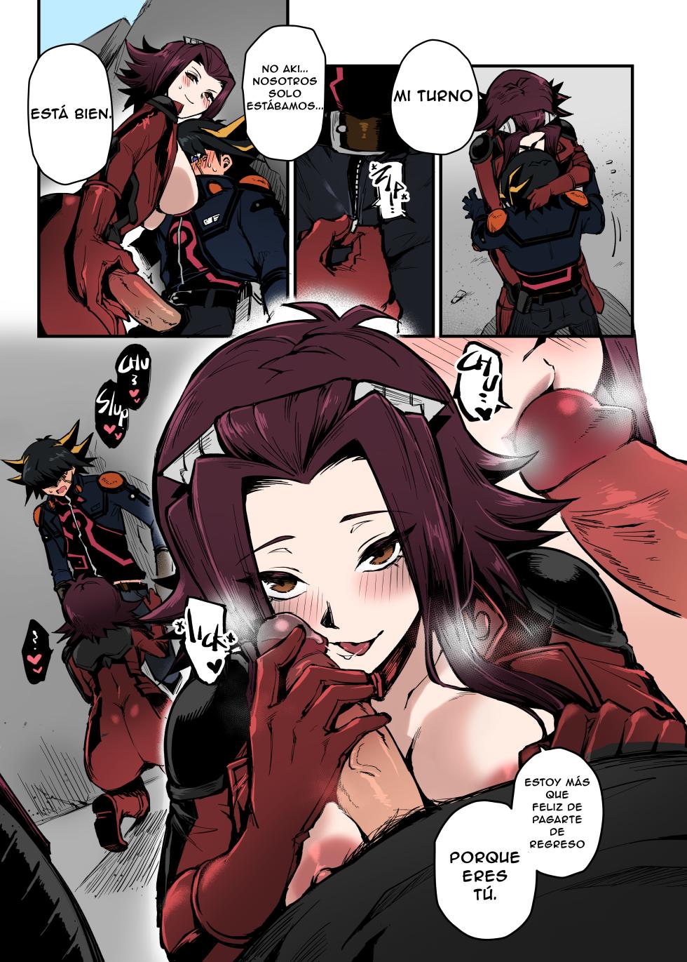 [Miburi (MIBRY)] MASK of D. (Yu-Gi-Oh! 5D's) [Spanish] [Decensored] [Colorized] [Digital] - Page 7