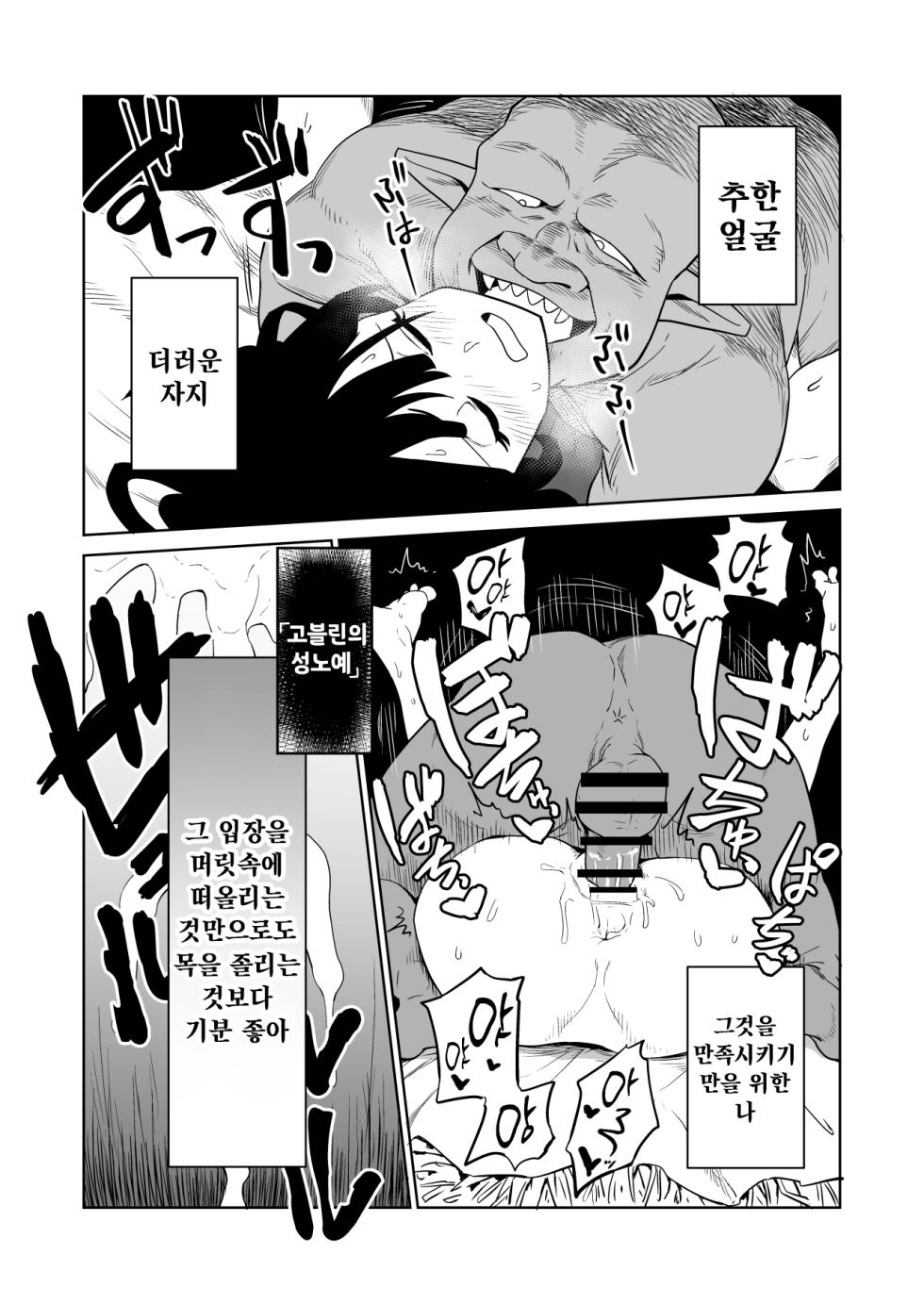 [Yamabatake (Yamabatake)] Zako-kan Nerai no Do-M Onna Kishi ga Hontou ni Goblin Dorei ni Sareru Hanashi Zenpen | 잡몹간이 목적인 도M 여기사가 정말로 고블린의 성노예가 되는 이야기 전편 [Korean] - Page 28