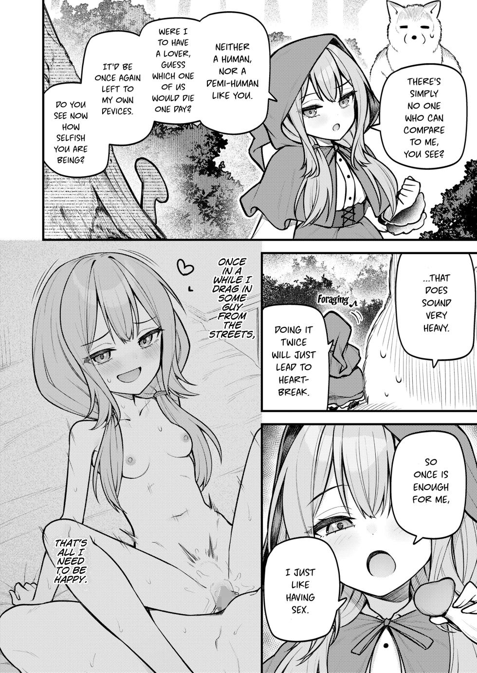 [Binsen] Akazukin to Fujimi no Ookami-san Zenpen | Little Red Riding Hood and the Immortal Wolf Part 1 (Towako 16) [English] [Haj3] [Digital] - Page 6