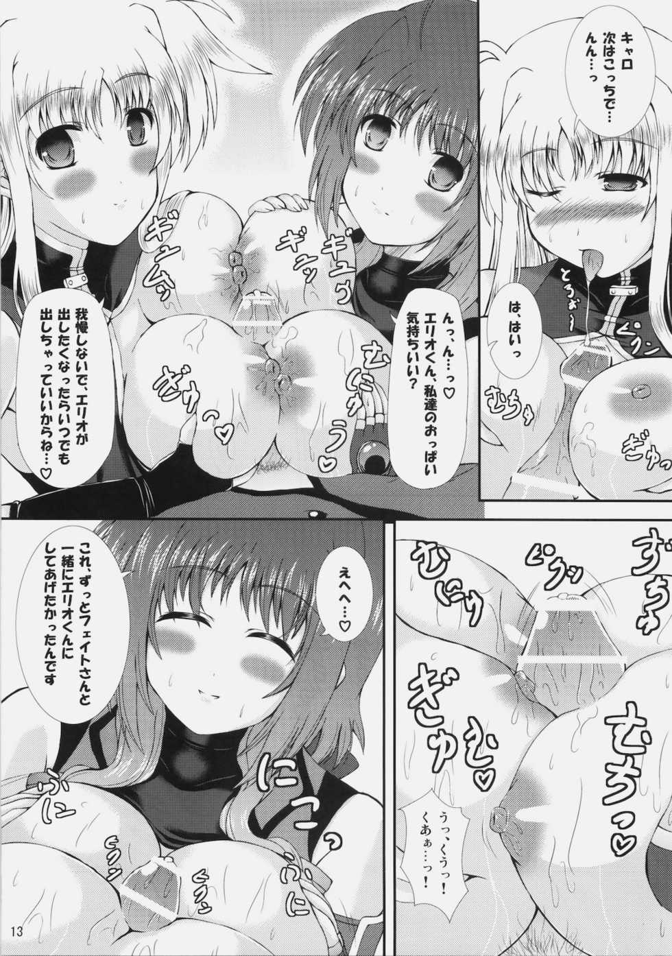 (C78) [Utanone Dou (Utanone Sion)] Happiness! My Family V (Mahou Shoujo Lyrical Nanoha) - Page 12