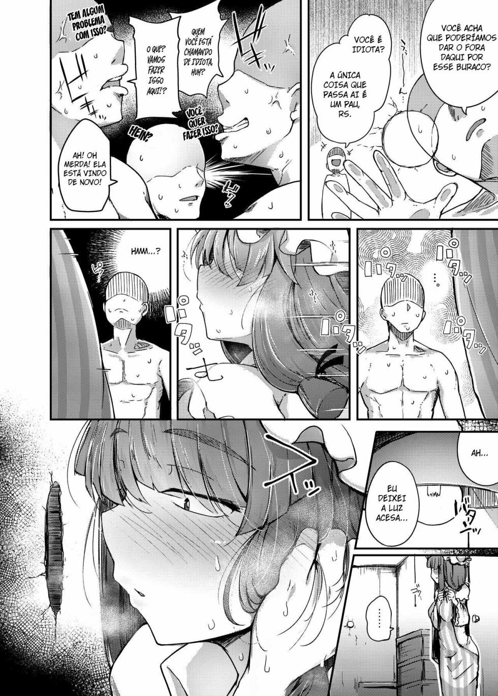 [Jikahatsudensho (flanvia)] Ana to Muttsuri Dosukebe Daitoshokan (Touhou Project) [Portuguese-BR] [Bakai.org] [Digital] - Page 10