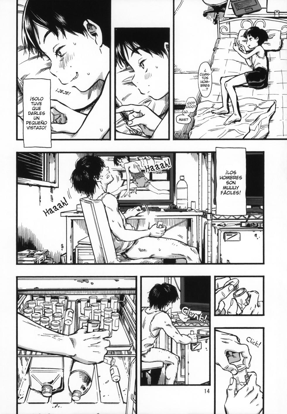(C95) [Minori Kenkyuujo (Minori Kenshirou)] Jitsuzai Hisesshoku Shoujo [Spanish] - Page 13