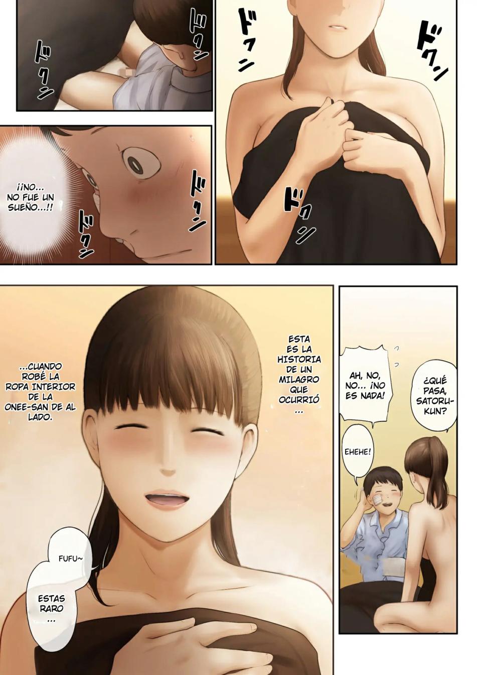 [Chinjao Girl. (Special G)] Tonari no Onee-san no Shitagi o Nusundara Kiseki ga Okita Hanashi o Shiyou | La Historia de un Milagro que Ocurrió Cuando Robé la Ropa Interior de la Onee-san de a Lado [Spanish] [SrTraduc] - Page 35