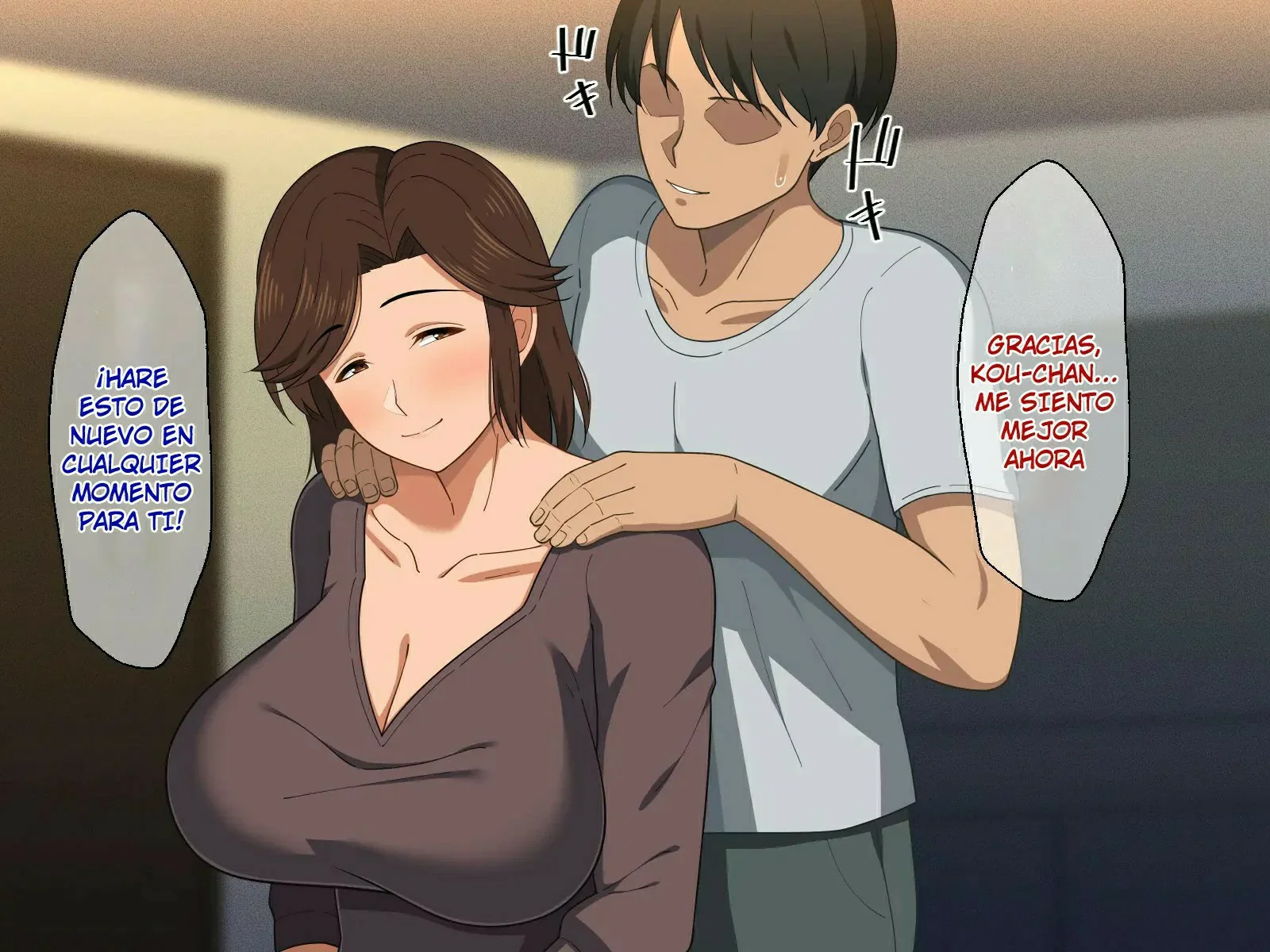[Haruharutei (Haruharu)] Fuwafuwa Bakunyuu Okaa-san no Ureta Karada o Haramasetai | Quiero Impregnar el Cuerpo Maduro de mi Madre de Grandes Pechos [Spanish] [SrTraduc] - Page 24