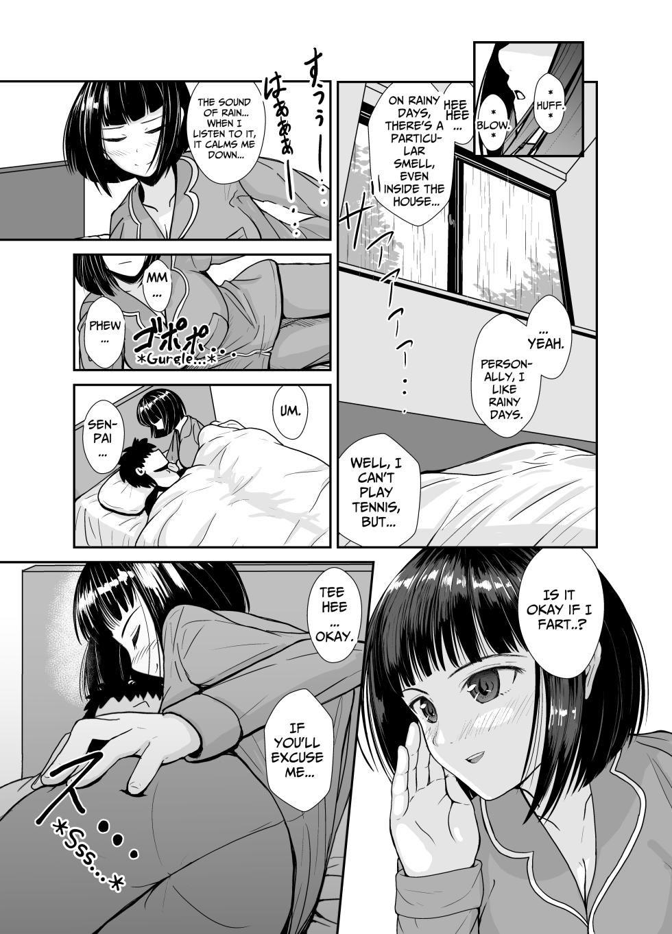 [AOI (Aoi)] Ame no Hi wa Kouhai-chan to Ofuton no Naka de... - On rainy days, I'm under the covers with my junior... | Inside the Futon with My Kouhai on a Rainy Day... [English] [TsukiNet] [Digital] - Page 6