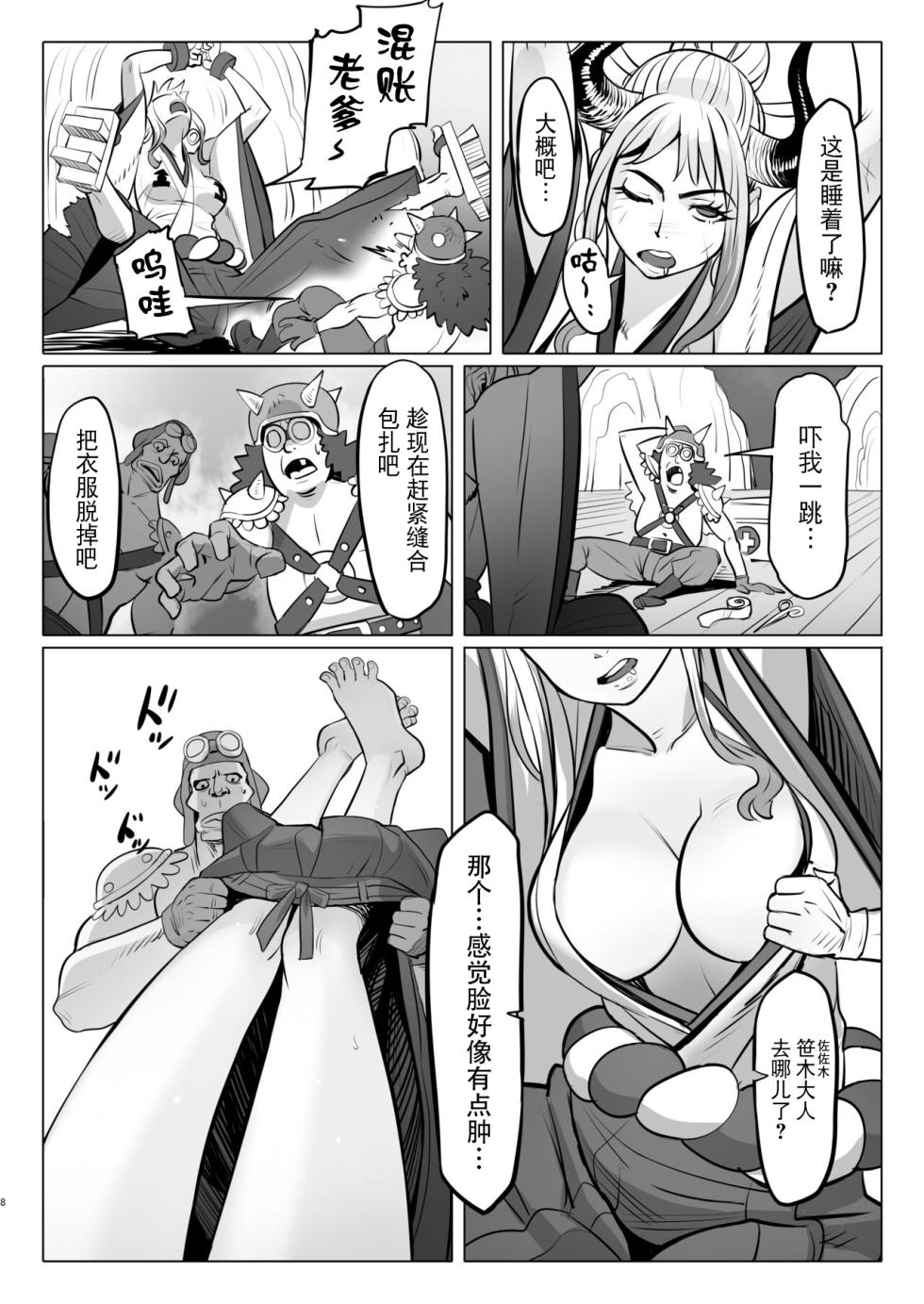 [MORUGAstudio (MORUGA)]Onihime-san-chi no Nichijou (One Piece) [Chinese] [BLUE氪个人翻译] [Digital] - Page 8
