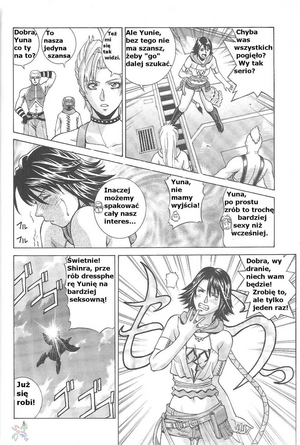 [Human High-Light Film (Jacky Knee de Ukashite Punch x2 Summer de GO!)] YUNA (Final Fantasy X-2) [Polish] [Gainsborough] - Page 7