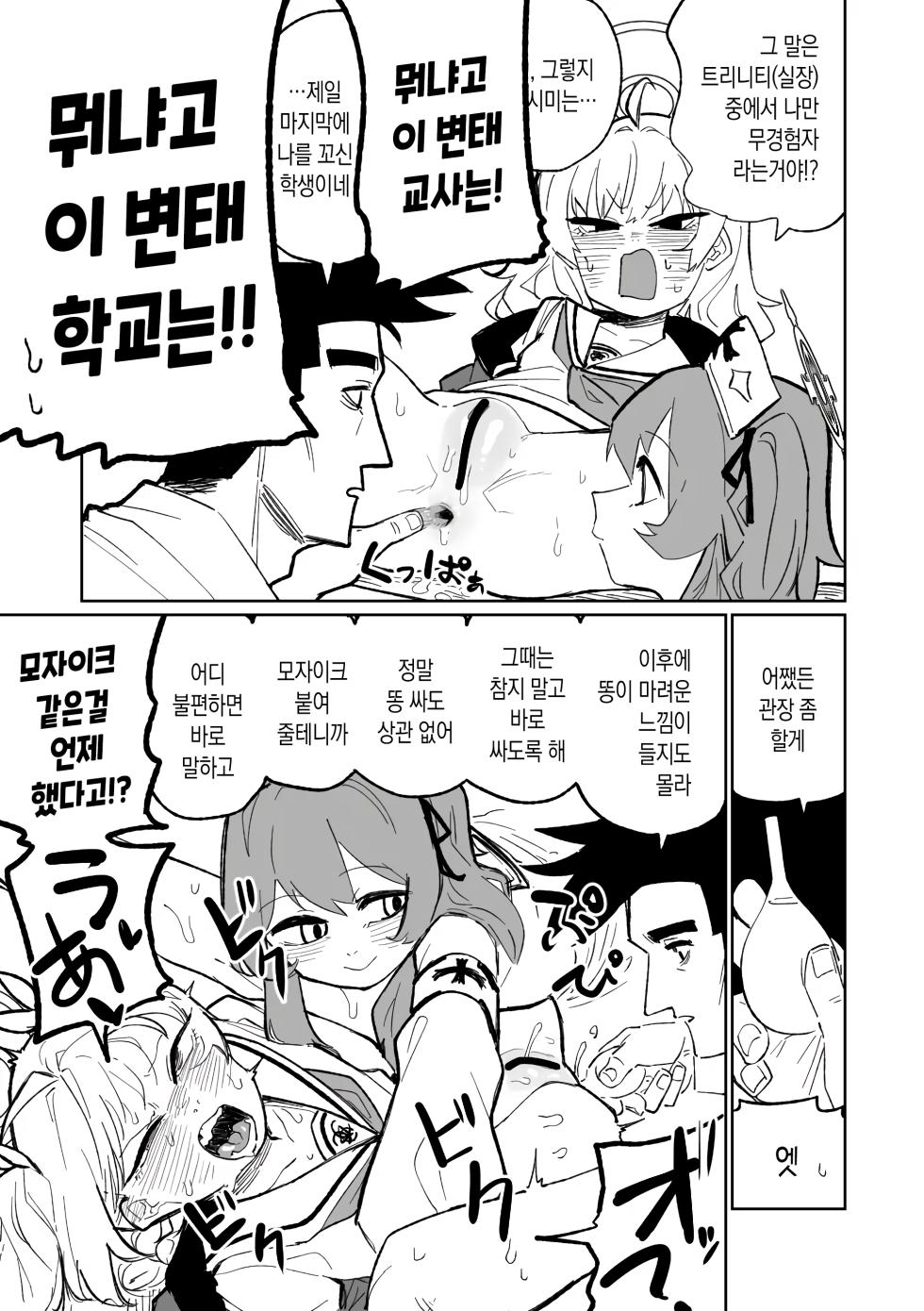 [Asahina Yoshitoshi] Koumon Hiroge Shujutsu | 항문 확장 수술 (Blue Archive) [Korean] - Page 5