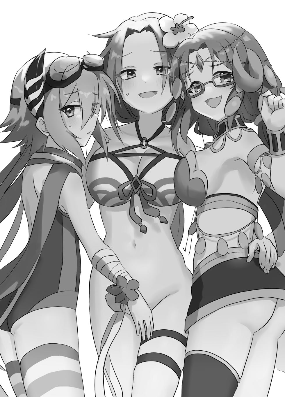 [Grade Eight! (tnd)] Natsu wa Yappari Atsui kara Okashiku Nacchatte mo Shikatanai desu ne (Princess Connect! Re:Dive) [Digital] - Page 2